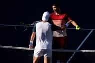 Carlos Alcaraz and Jack Draper discuss the controversy at the net - Image Source: Getty